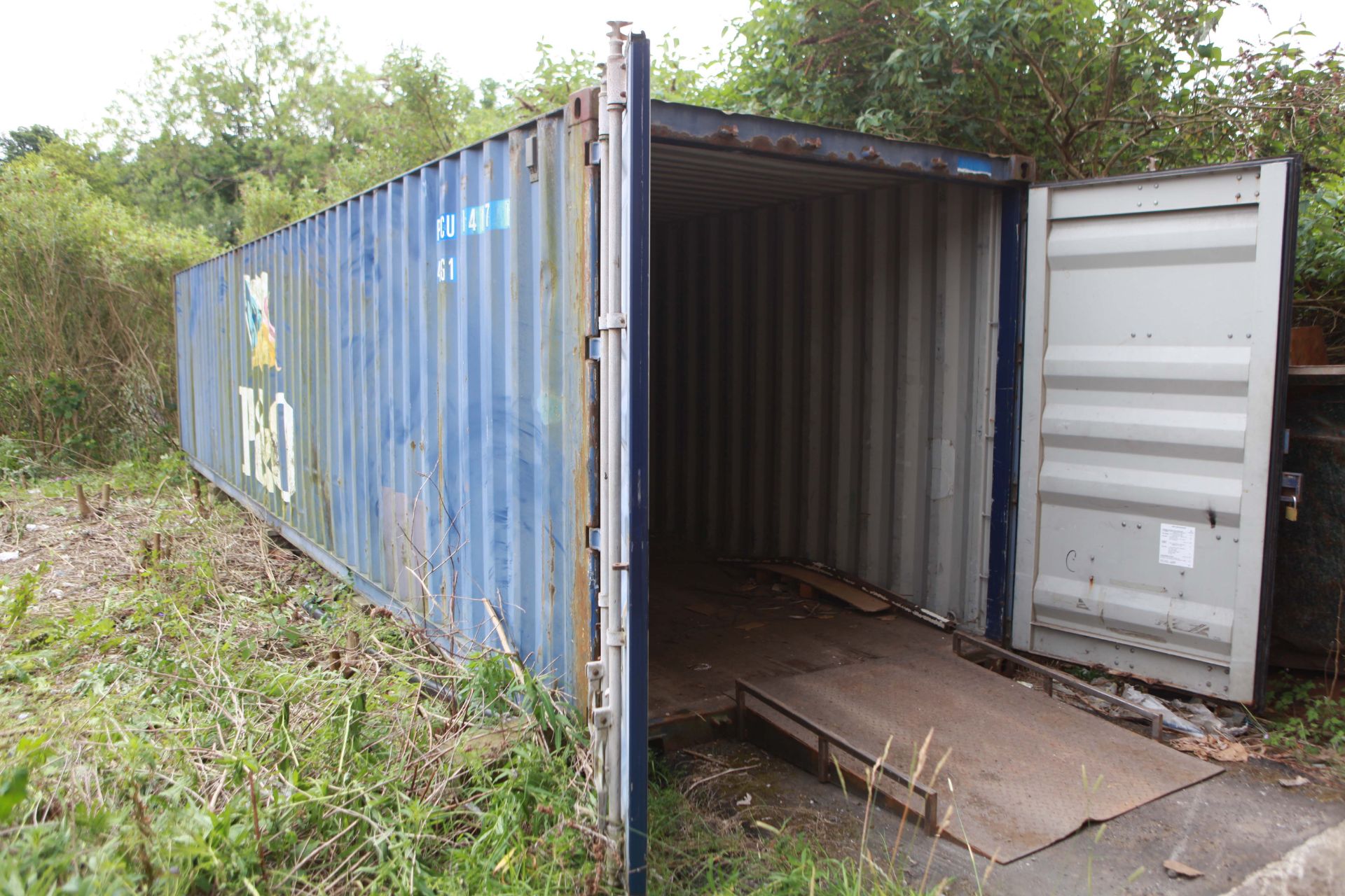 40' Steel shipping Container - Image 3 of 3