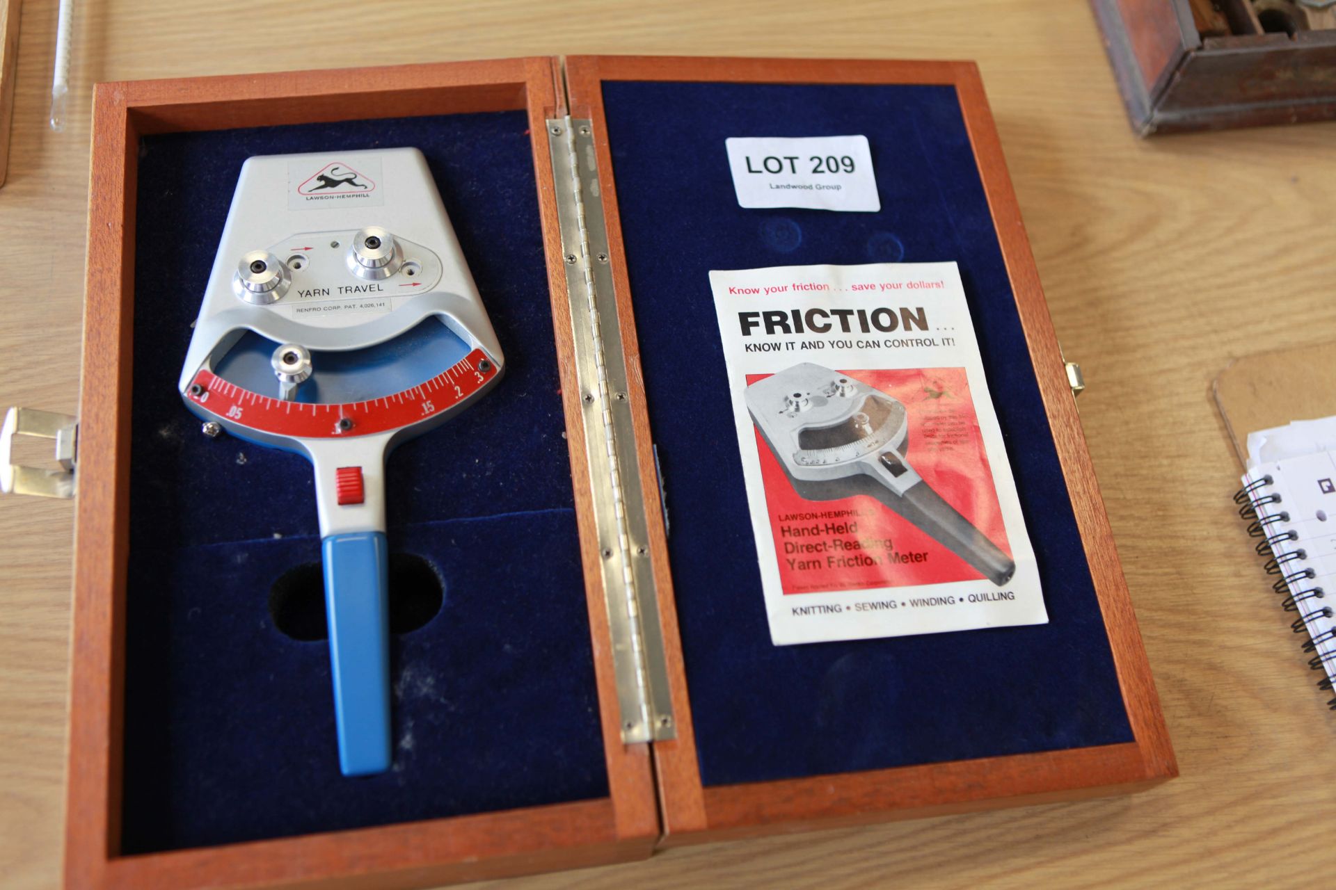 LAWSON HEMPHILL Yarn friction tester