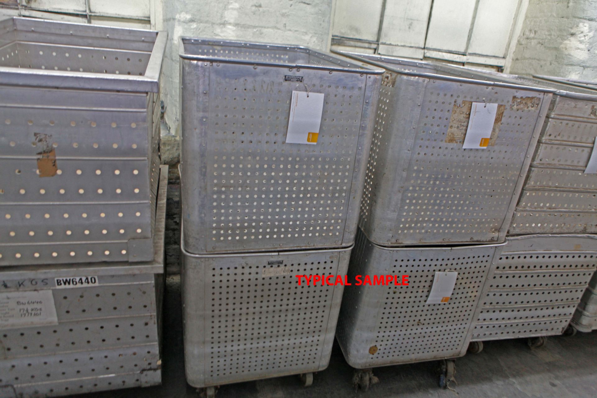 2 Aluminium Carts used for yarn steaming