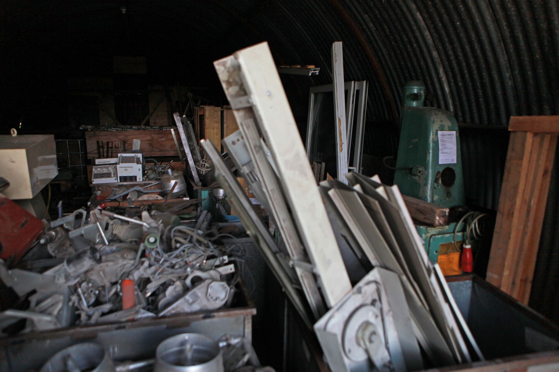 Large quantity of textile Machine Parts in 2 sheds - Image 3 of 4