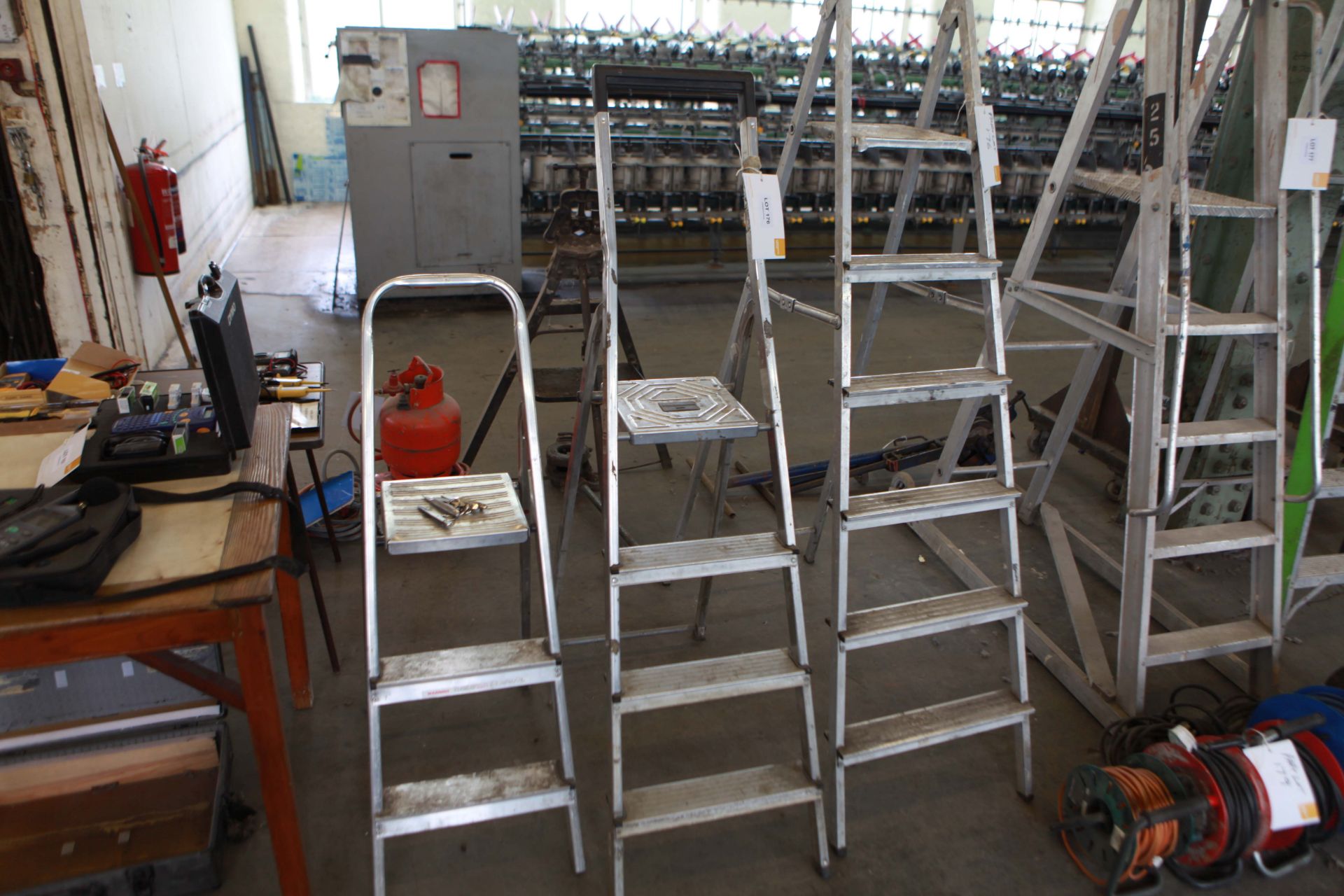 3 Aluminium Step Ladders