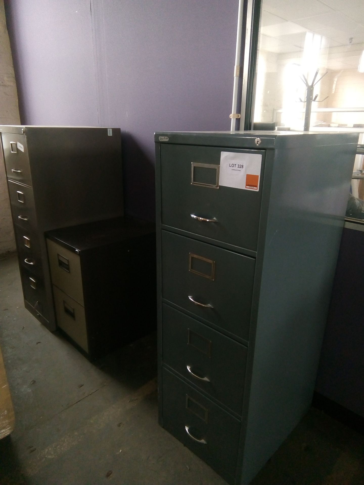 2 Four Drawer Filing cabinets with 1 Two drawer