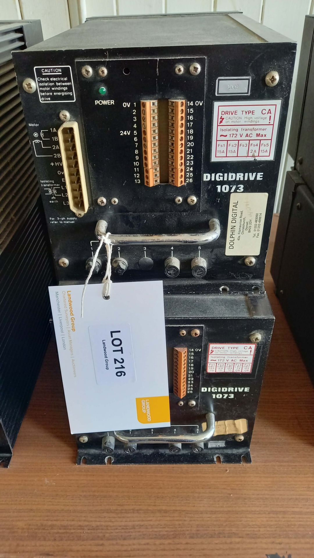 2 DIGIDRIVE 1073 Control units