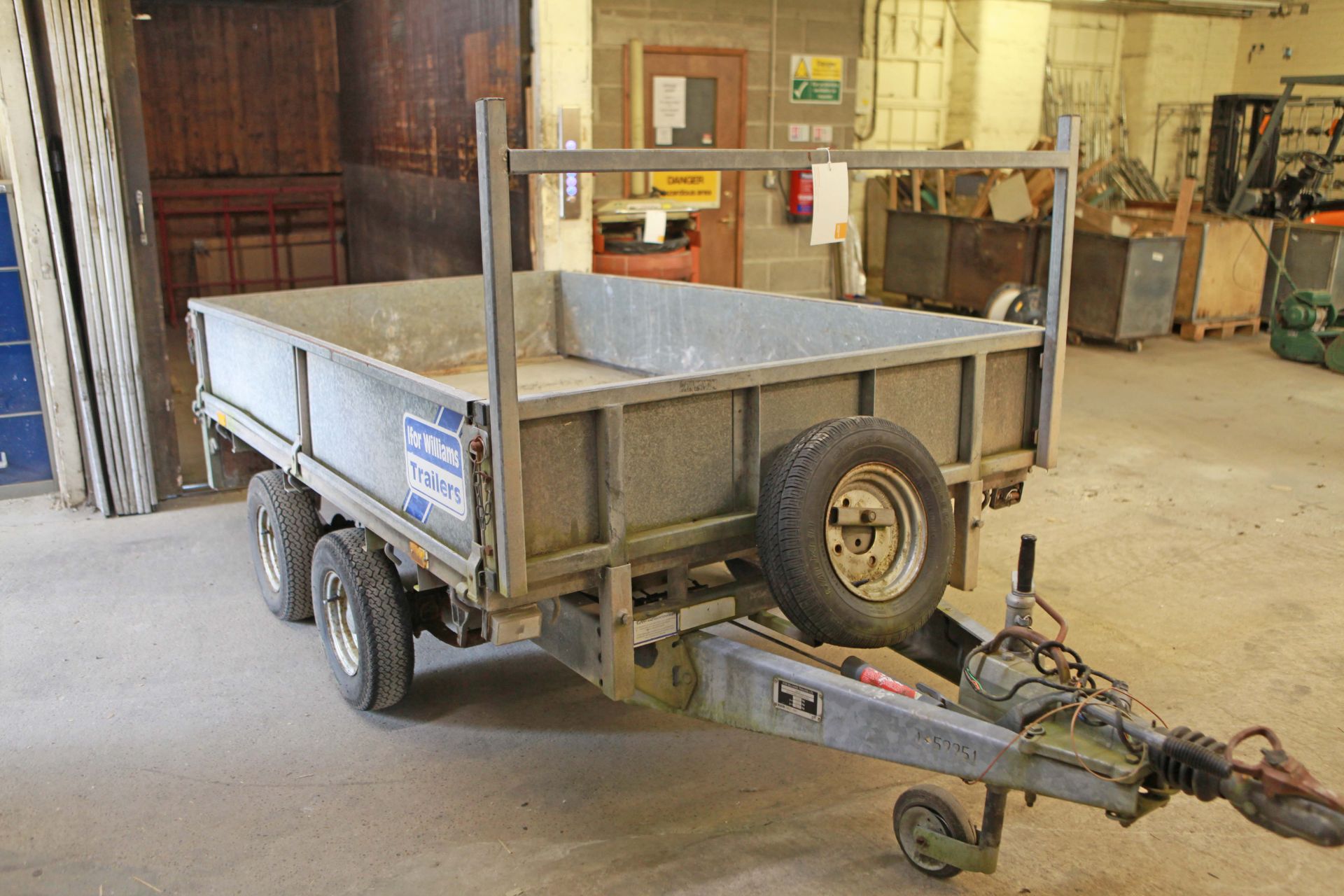 IFOR WILLIAMS 2 ton Twin axel trailer with sides - Image 2 of 3