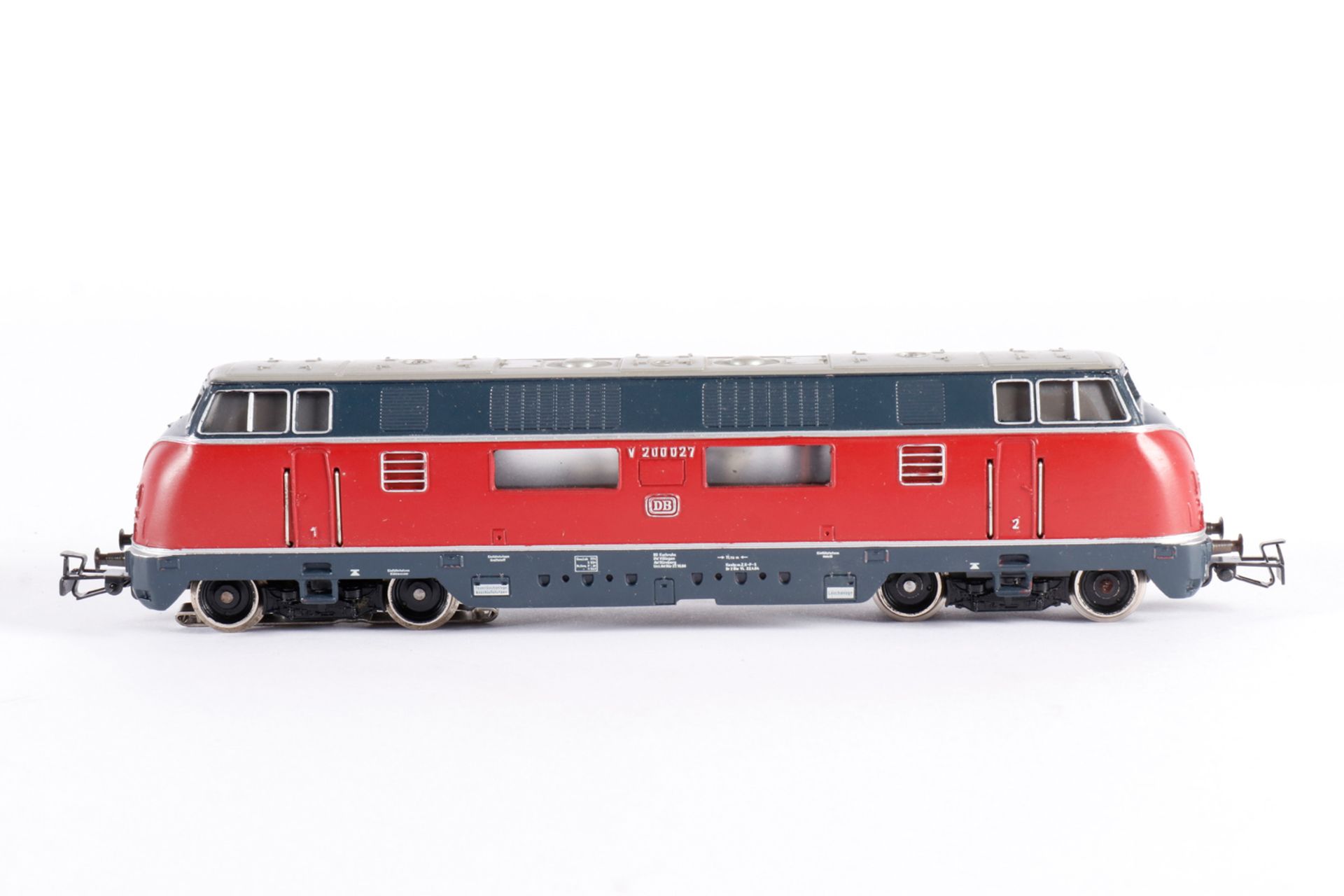 Märklin Diesellok ”V 200 027” 3021, S H0, rot/grau, Originalkarton, Z 2-3