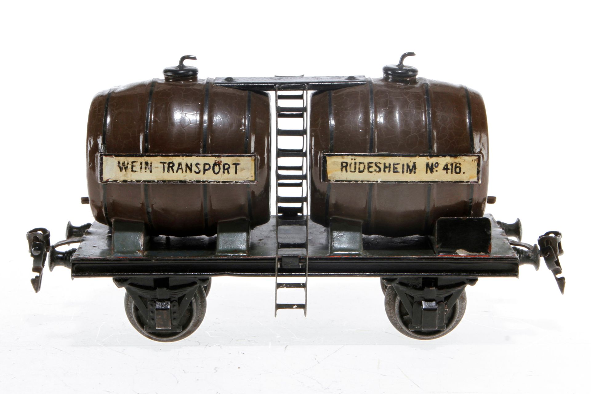 Märklin Weinwagen 2994, S 1, uralt, handlackiert, Lackschäden teilweise ausgebessert, gealterter