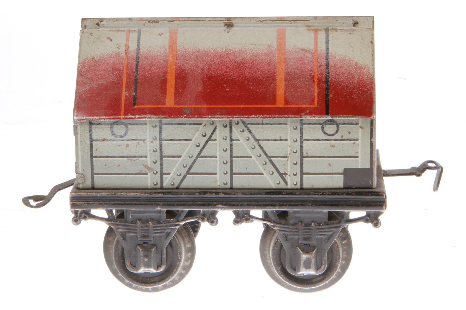 Bing Klappdeckel-Zementwagen, S 1, uralt, CL, L 12, Z 2