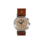 Alte Herrenarmbanduhr, Chronometre “Ghitor“, mit Stoppfunktion, kleiner Sekunde und 30 Minuten