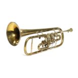 Trompete, Messing, mit 3 Tasten, L 43