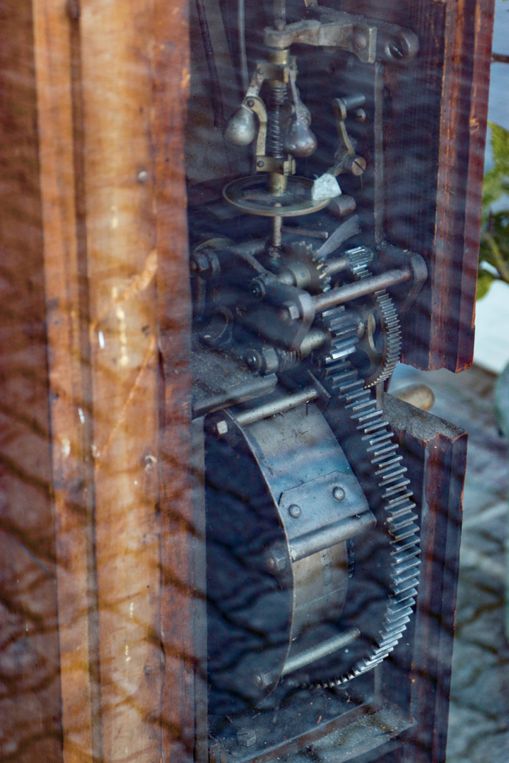 Großes Orchestrion, Musikautomat um 1900, mit verspiegelten, geschliffenen Einsätzen und - Image 5 of 7