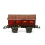 Bing Zementwagen, S 0, CL, mit 2 LT, LS und gealterter Lack, L 14, Z 2-3