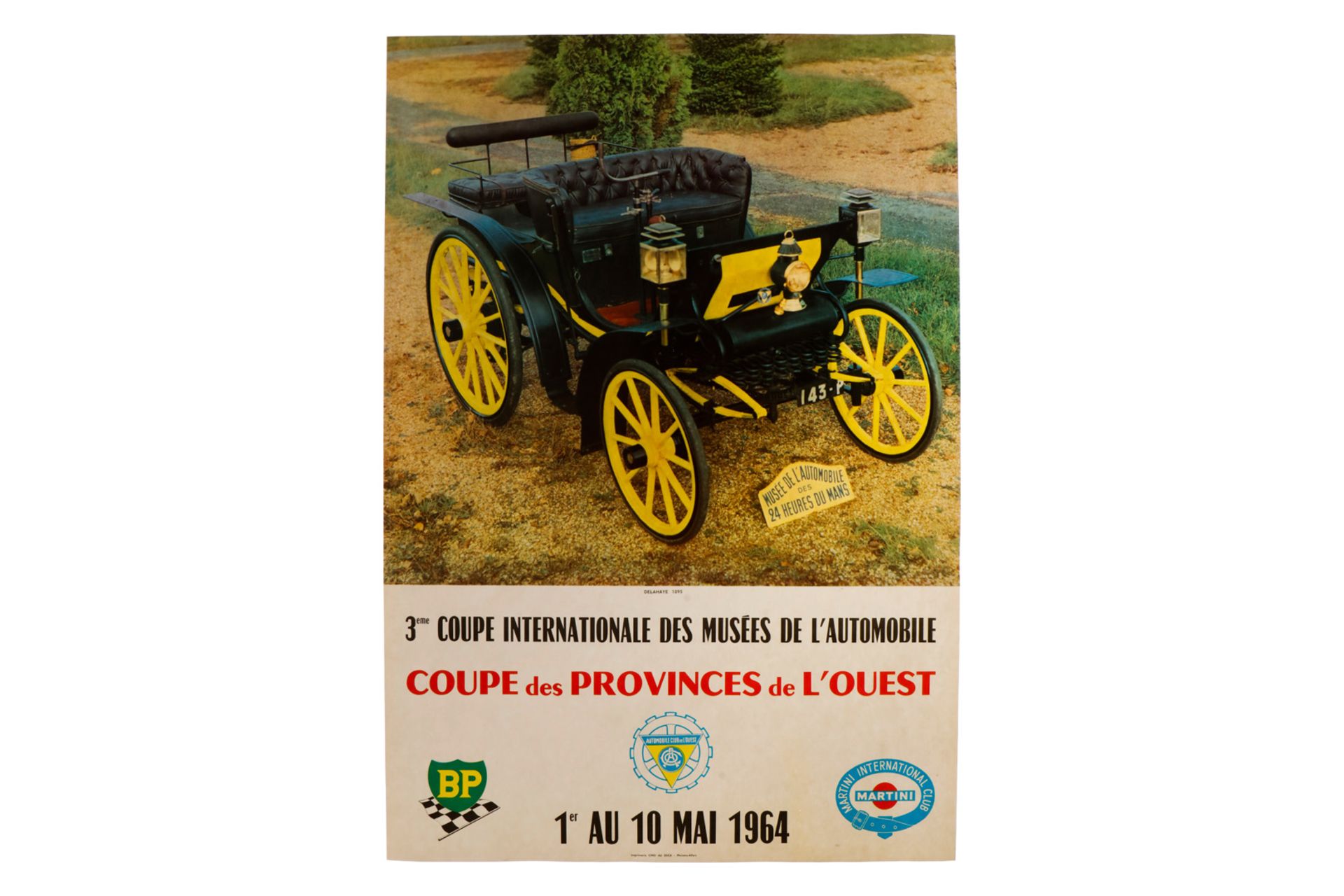 4 Ralleyeplakate, 2., 3., 4. und 5. Coupe Internationale des Musees de L´automobile 1963 - 1966, - Image 3 of 4