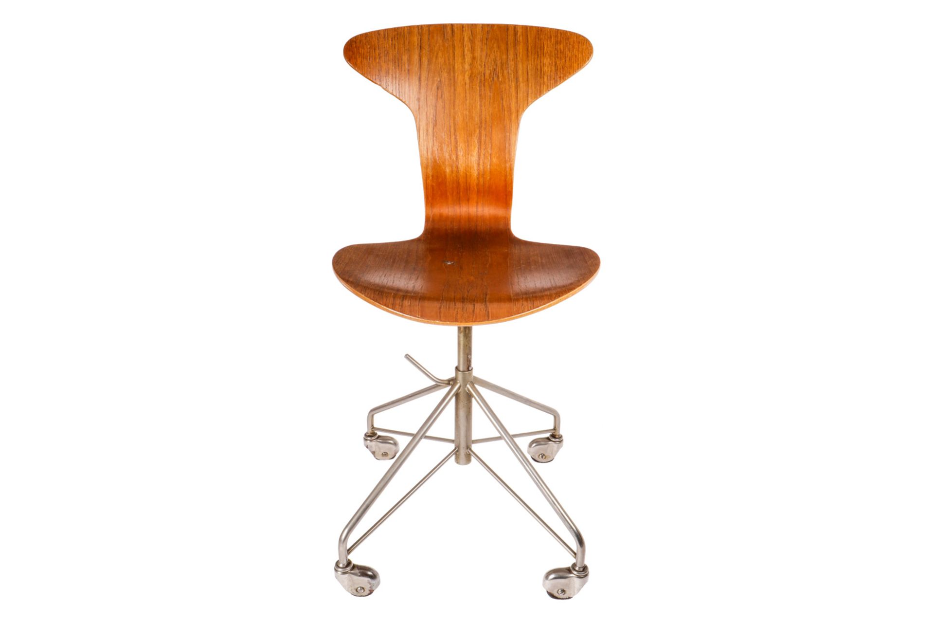 Mosquito Drehstuhl, Modell 3115, von Arne Jacobsen für Fritz Hansen, 60er Jahre, höhenverstellbar,