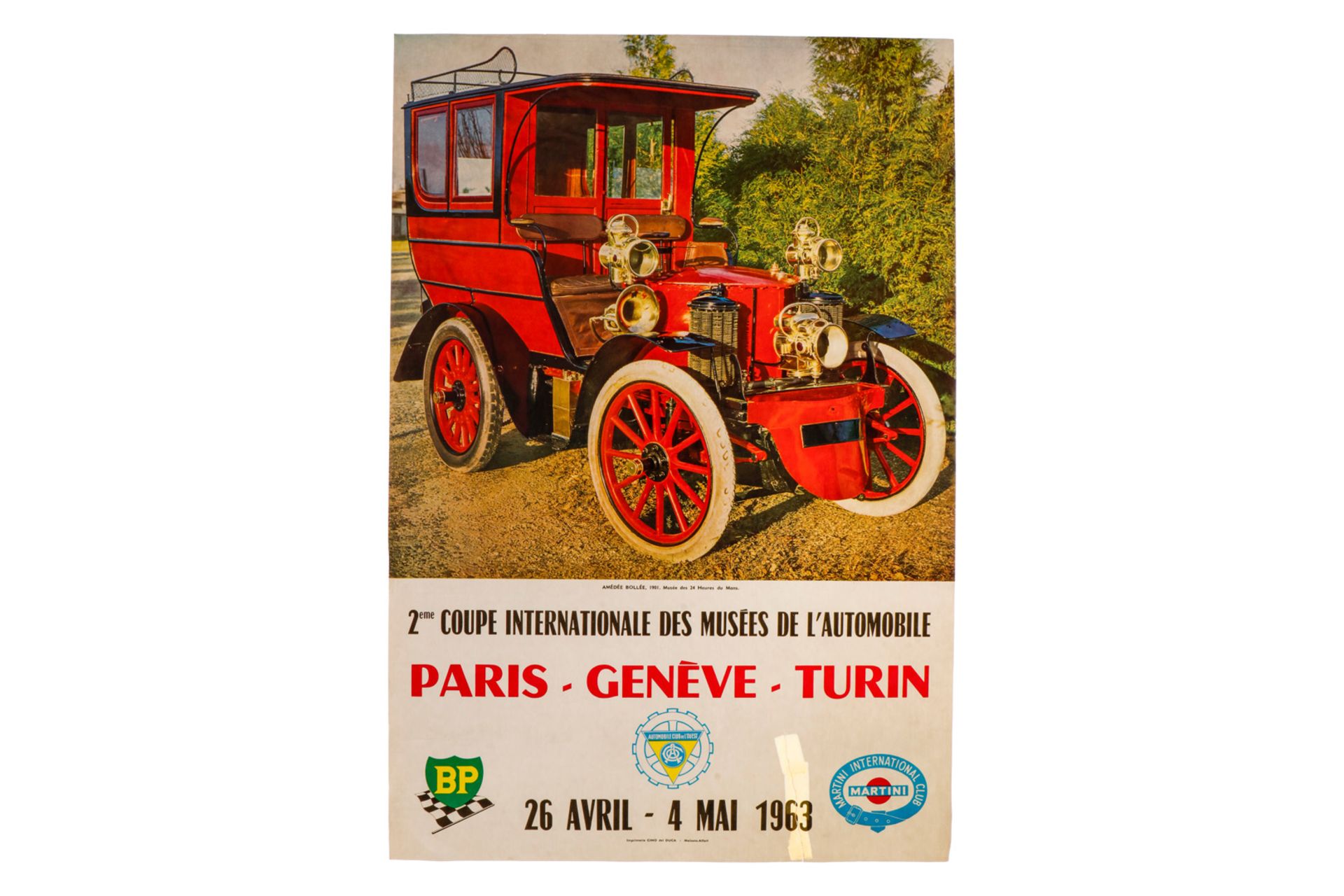 4 Ralleyeplakate, 2., 3., 4. und 5. Coupe Internationale des Musees de L´automobile 1963 - 1966, - Image 2 of 4