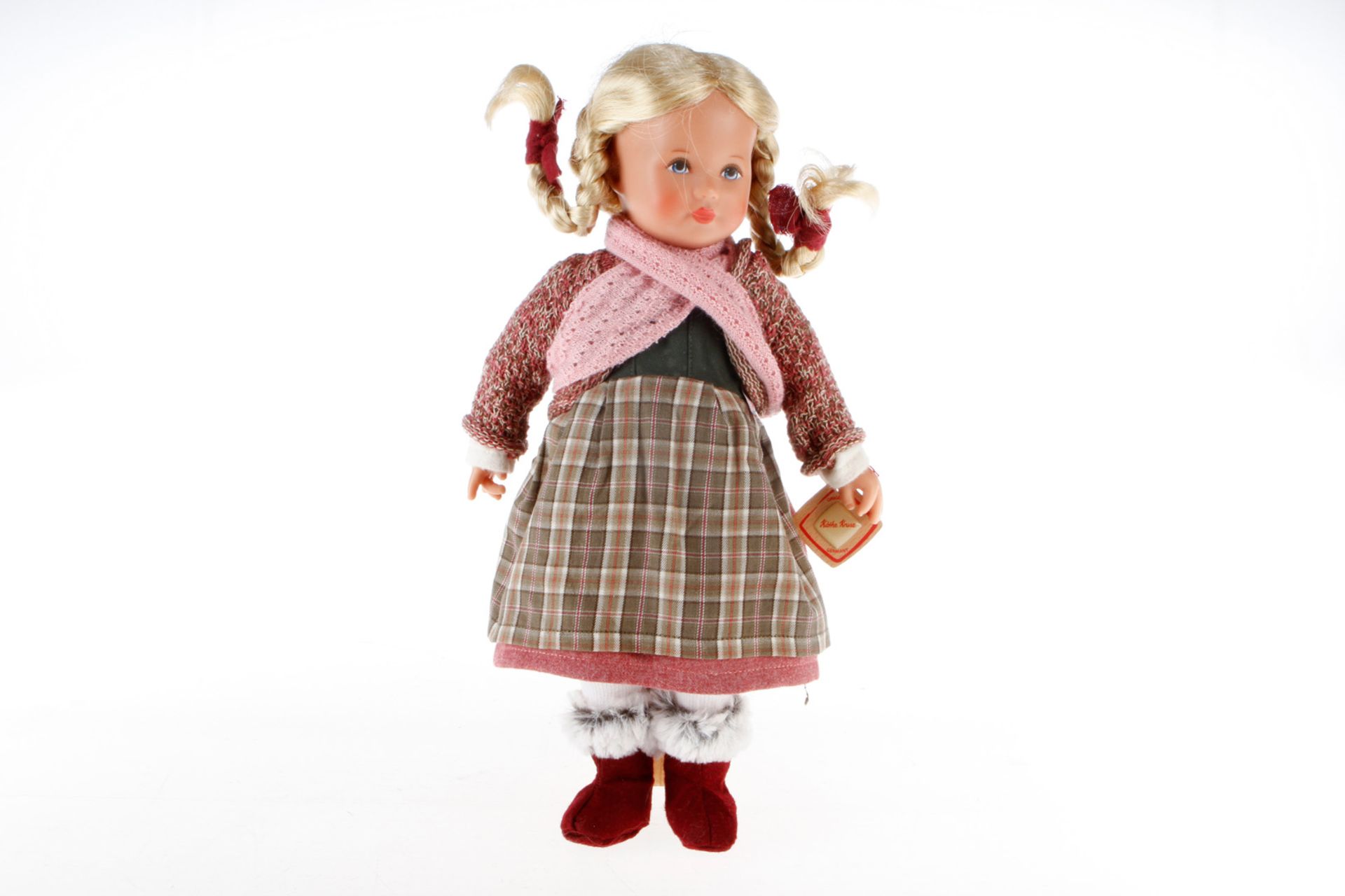 Käthe Kruse Klassik-Puppe Glückskind ”Gretel”, 2015, Alterungsspuren, H 39