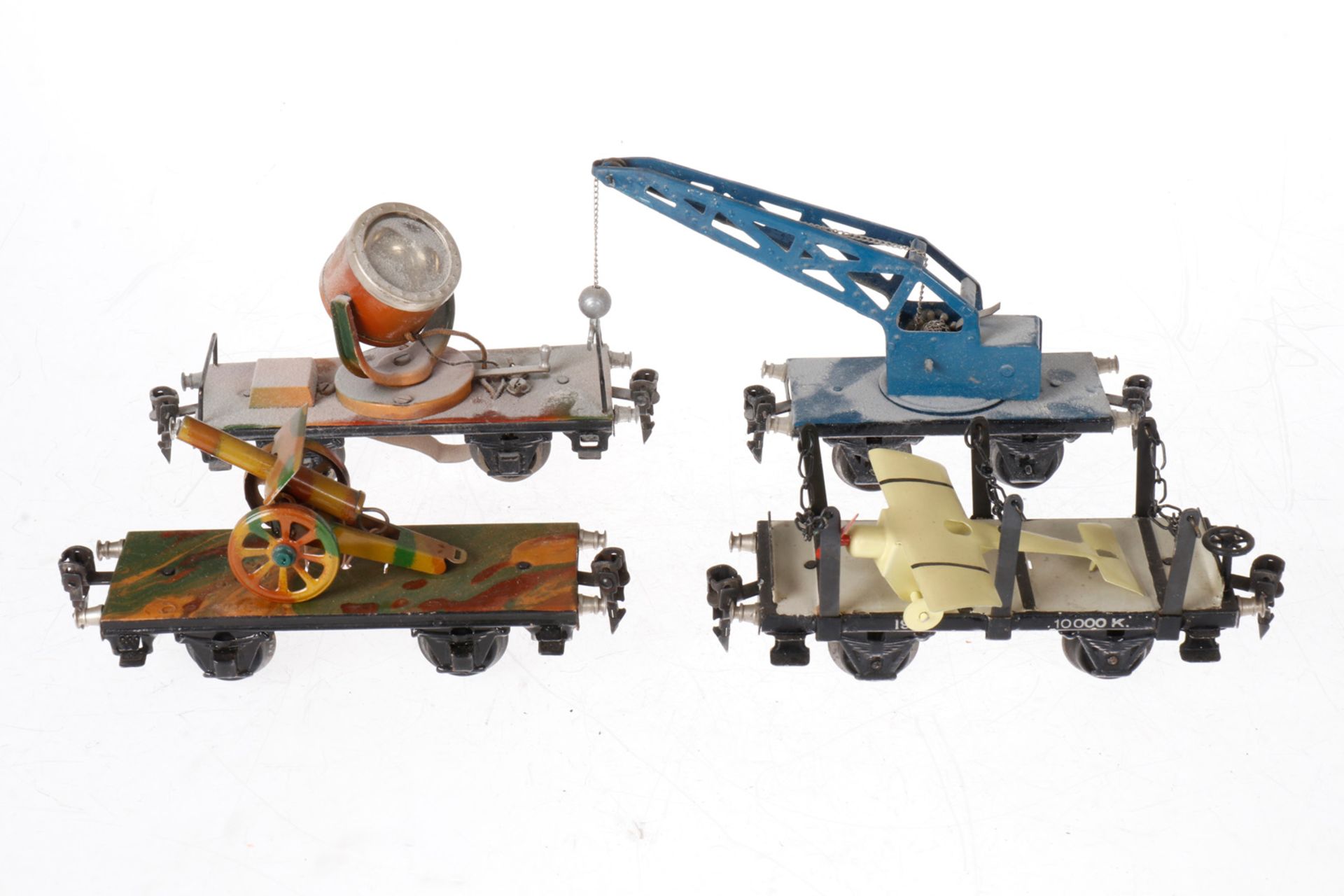 4 Märklin Güterwagen, S 0, HL, L 13 und 16,5, Z 4