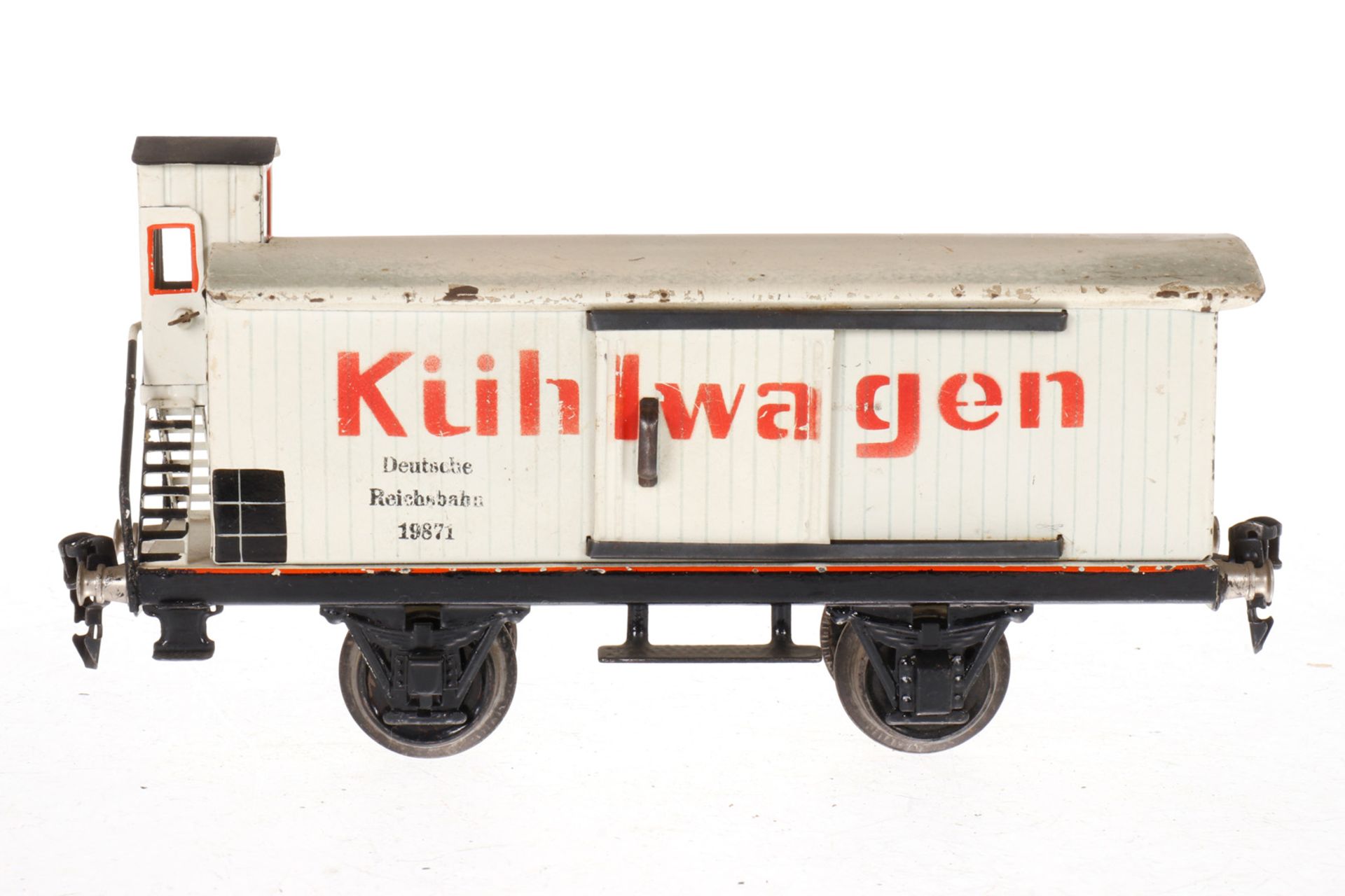 Märklin Kühlwagen 1987, S 1, HL, mit BRHh und 2 ST, Schwarzbereiche nachlackiert, L 24, Z 3