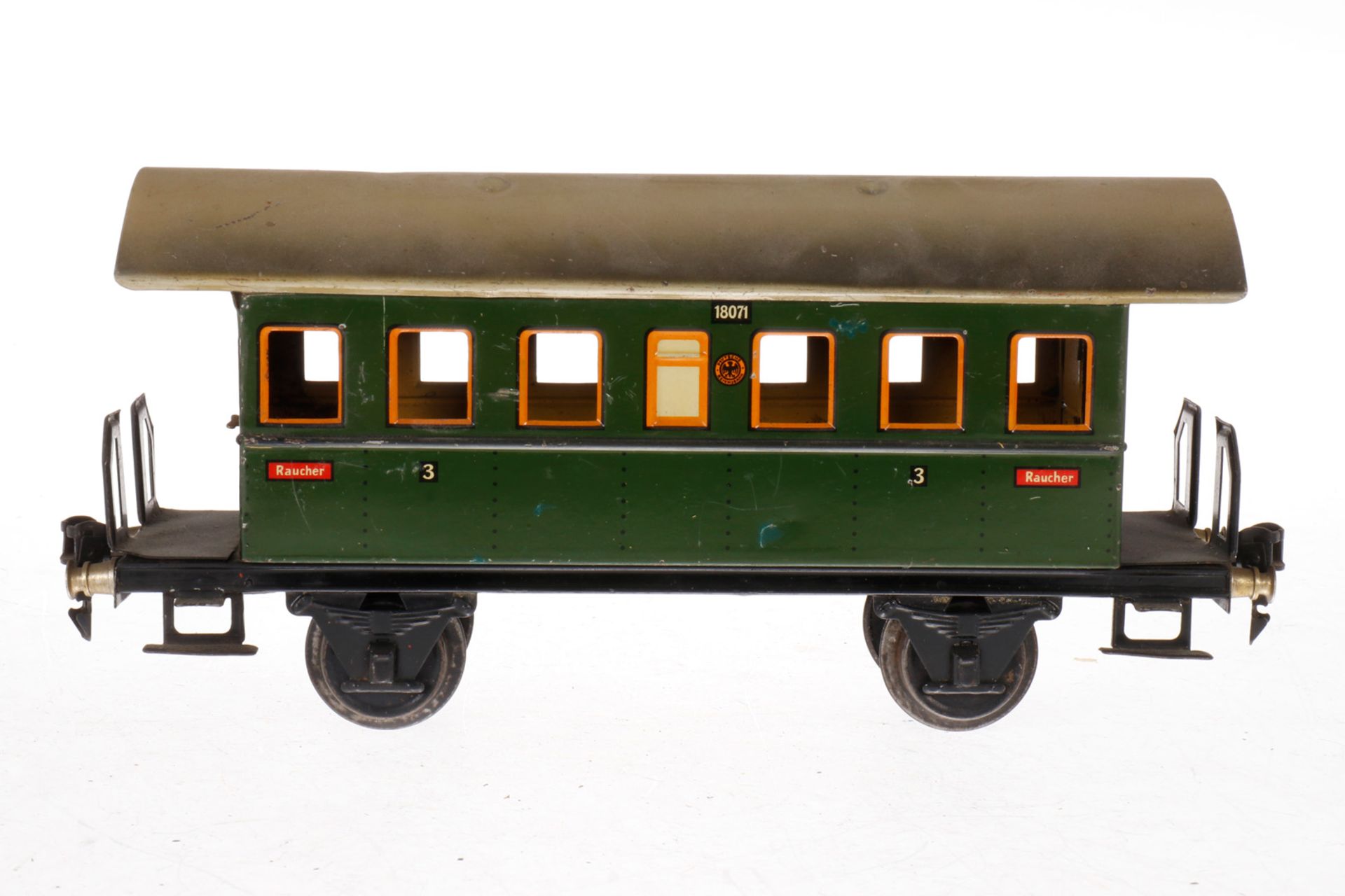 Märklin Personenwagen 1807, S 1, CL, mit 2 AT, LS tw ausgebessert, L 27, Z 3