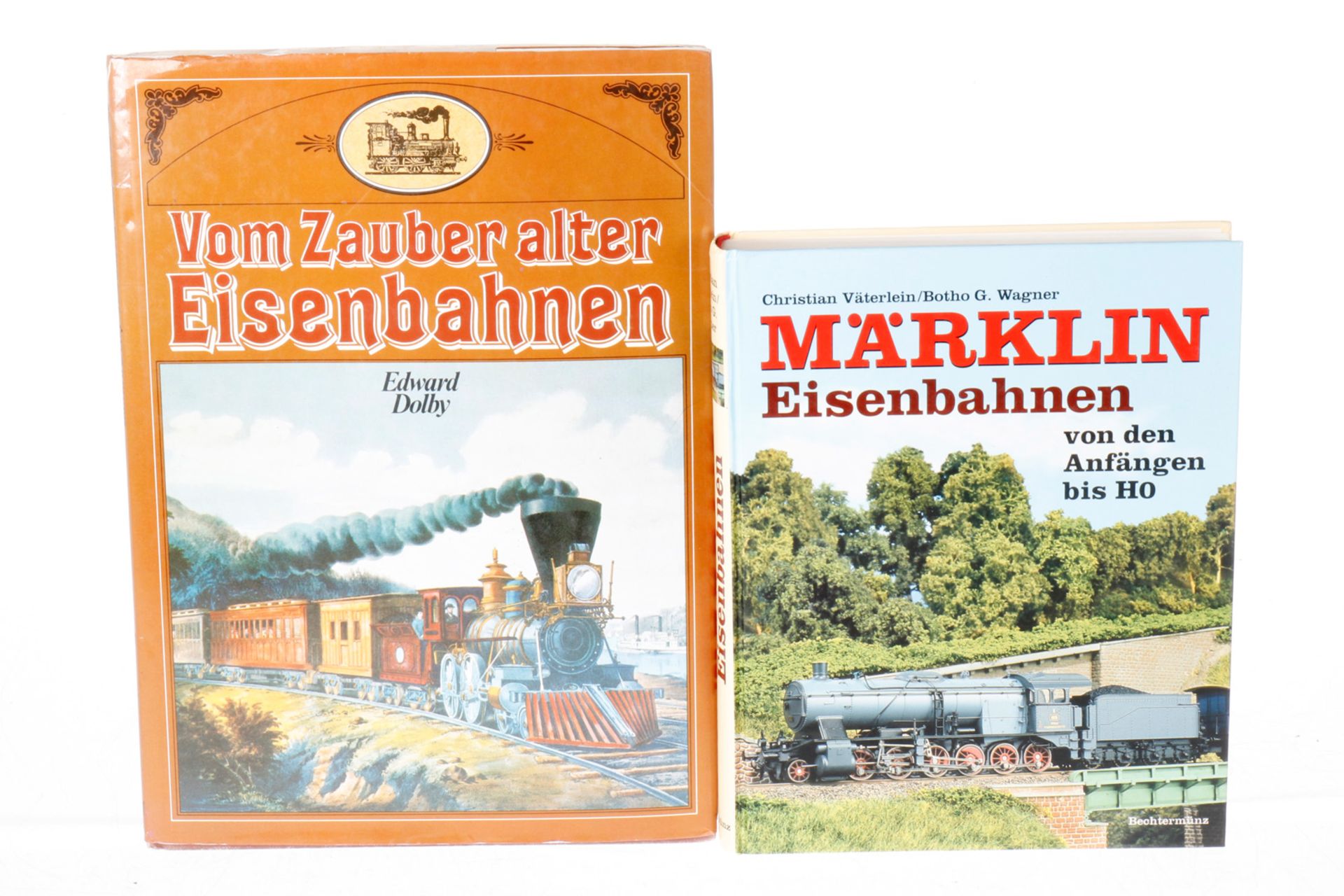 2 Eisenbahnbücher, Alterungsspuren