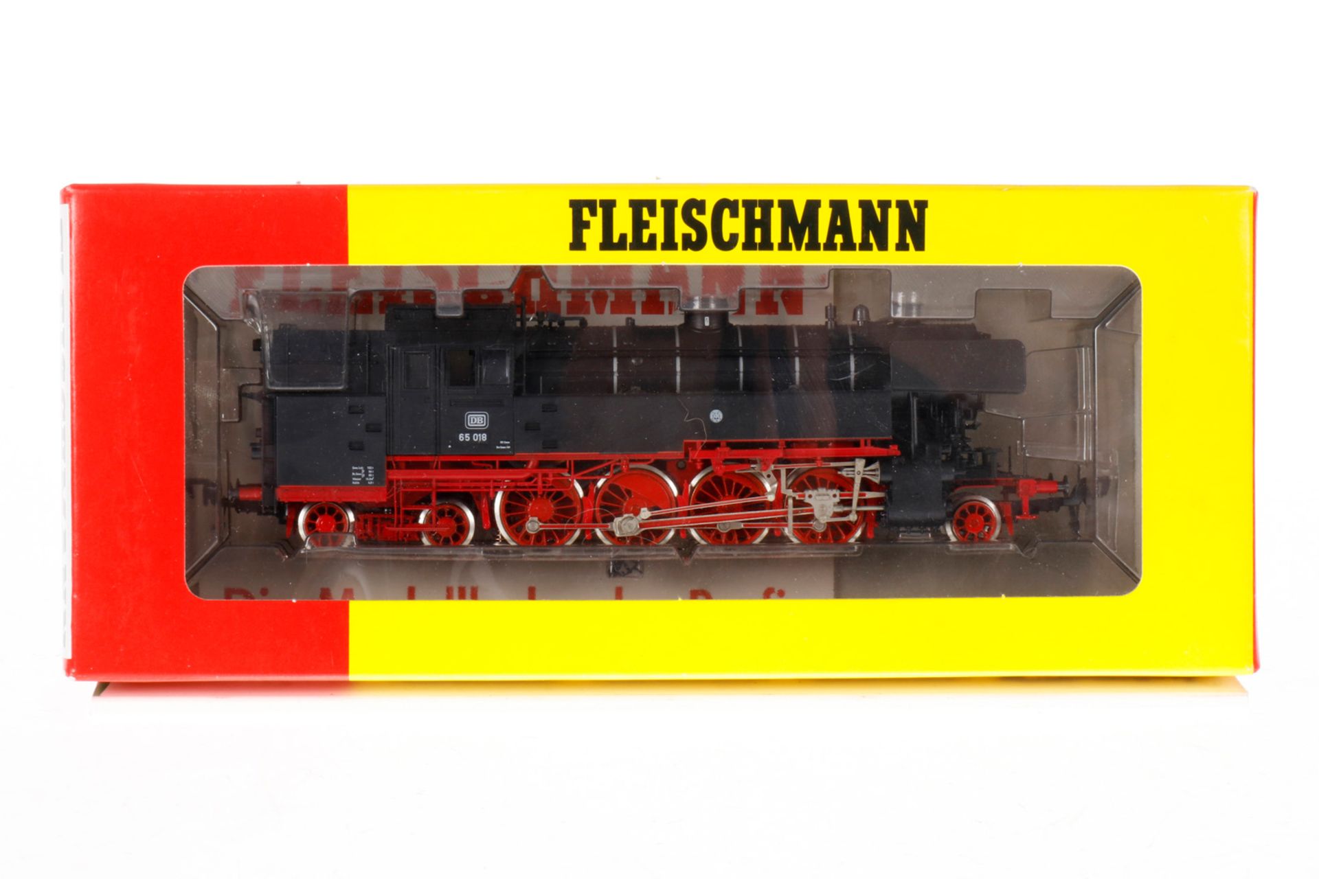 Fleischmann 1-D-2 Tenderlok ”65 018” 4065, S H0, schwarz, Gebrauchsspuren, OK, Z 3