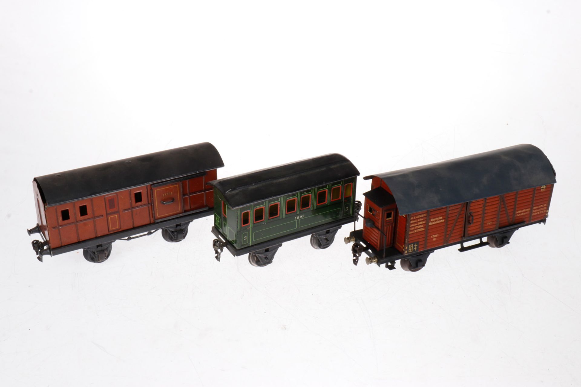 3 Märklin Wagen, S 1, CL, Z 4