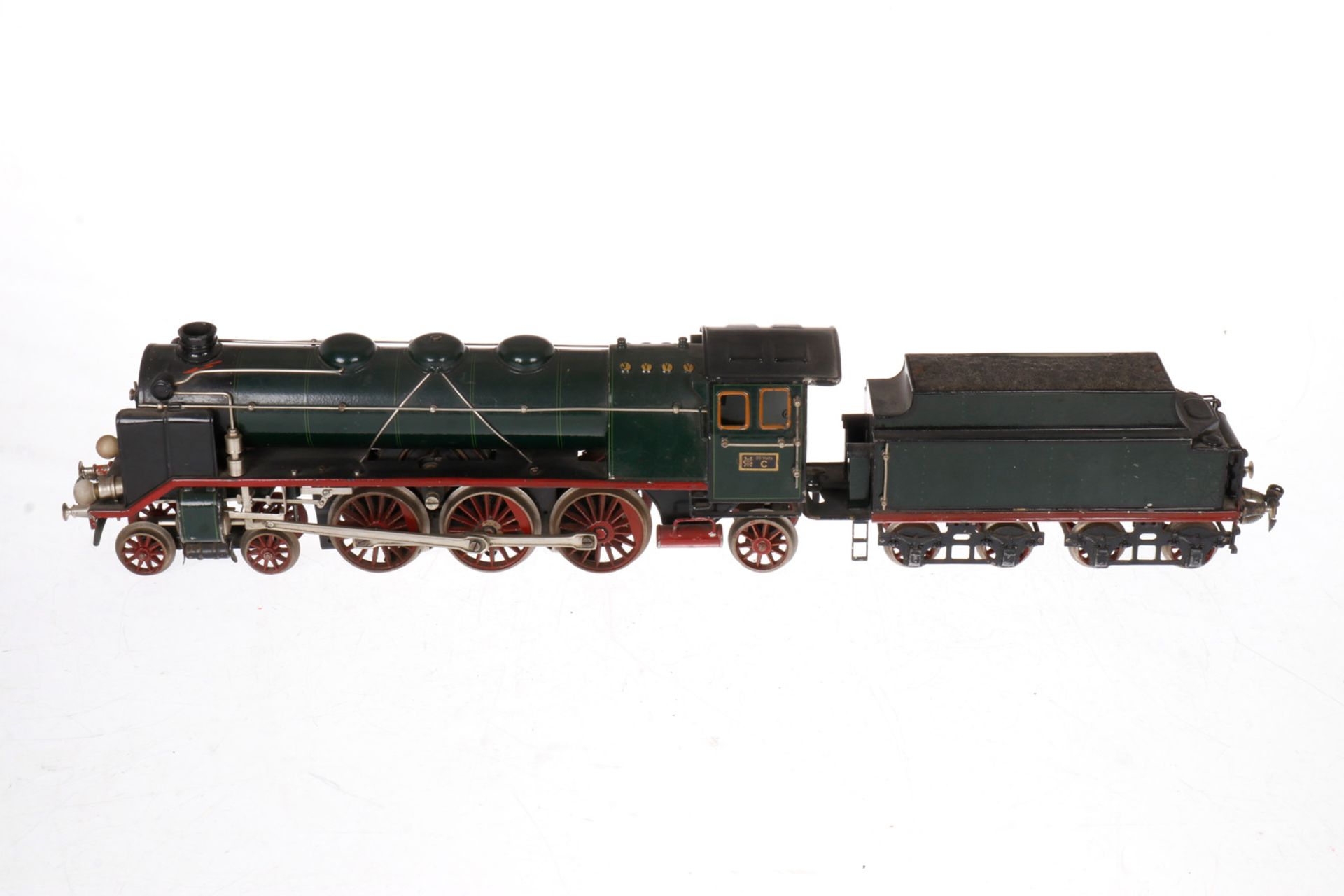 Märklin 2-C-1 Dampflok HR 64/13021, S 1, elektr., grün/schwarz, mit Tender, kW und 2 el. bel.