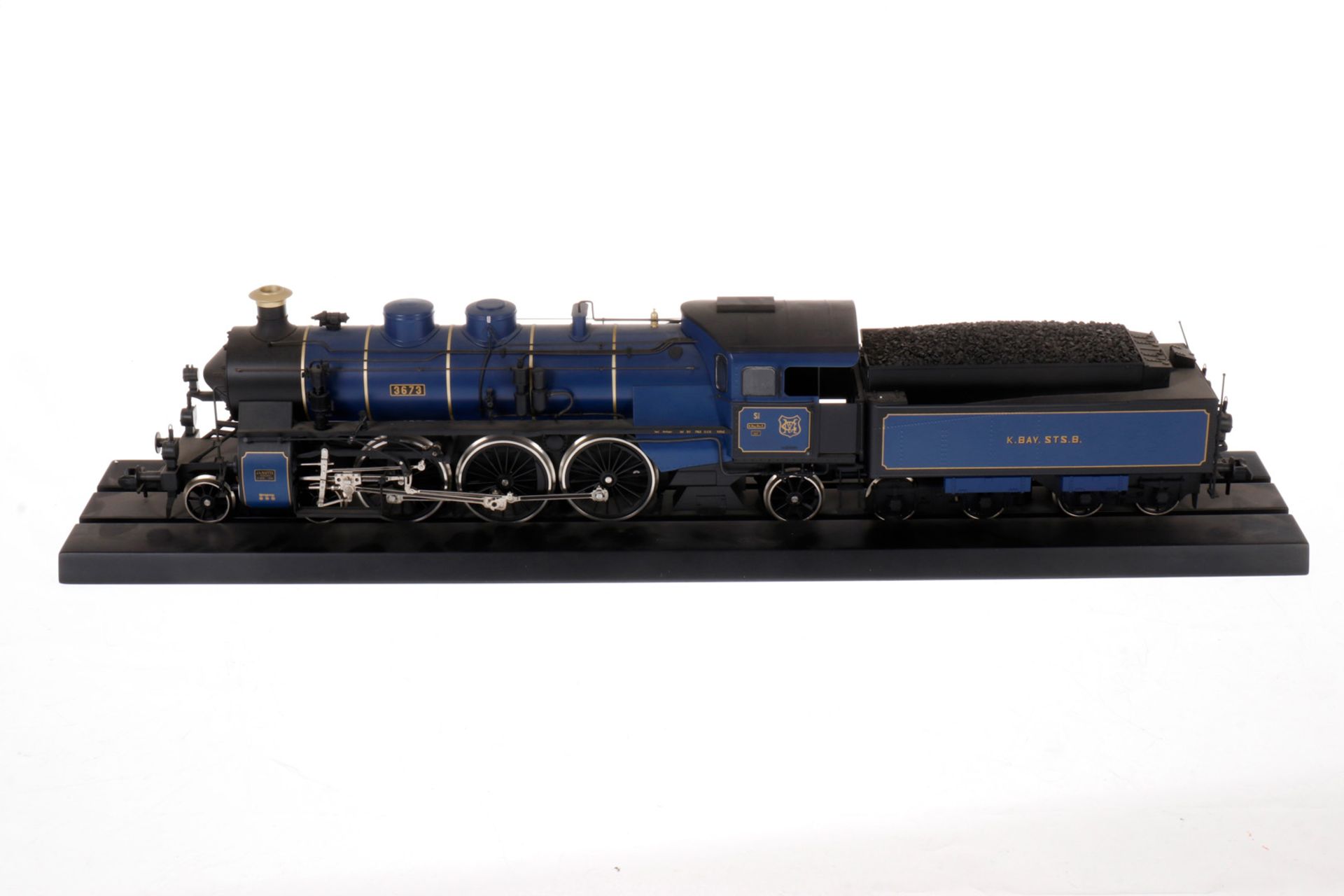 Märklin Maxi 2-C-1 Schlepptenderlok ”3673” 54562, S 1, elektr., blau/schwarz, Alterungsspuren, OK, Z