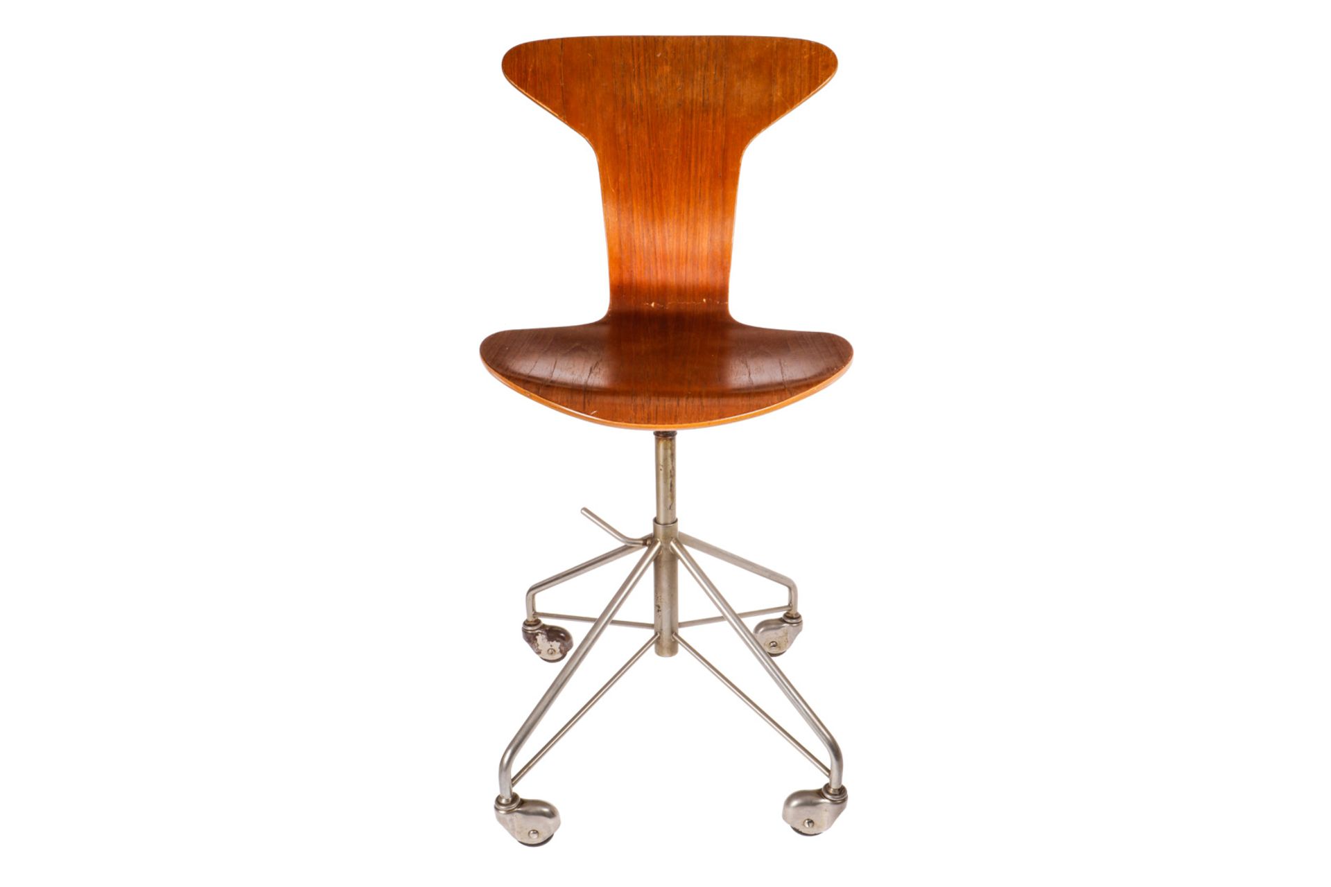 Mosquito Drehstuhl, Modell 3115, von Arne Jacobsen für Fritz Hansen, 60er Jahre, höhenverstellbar, G