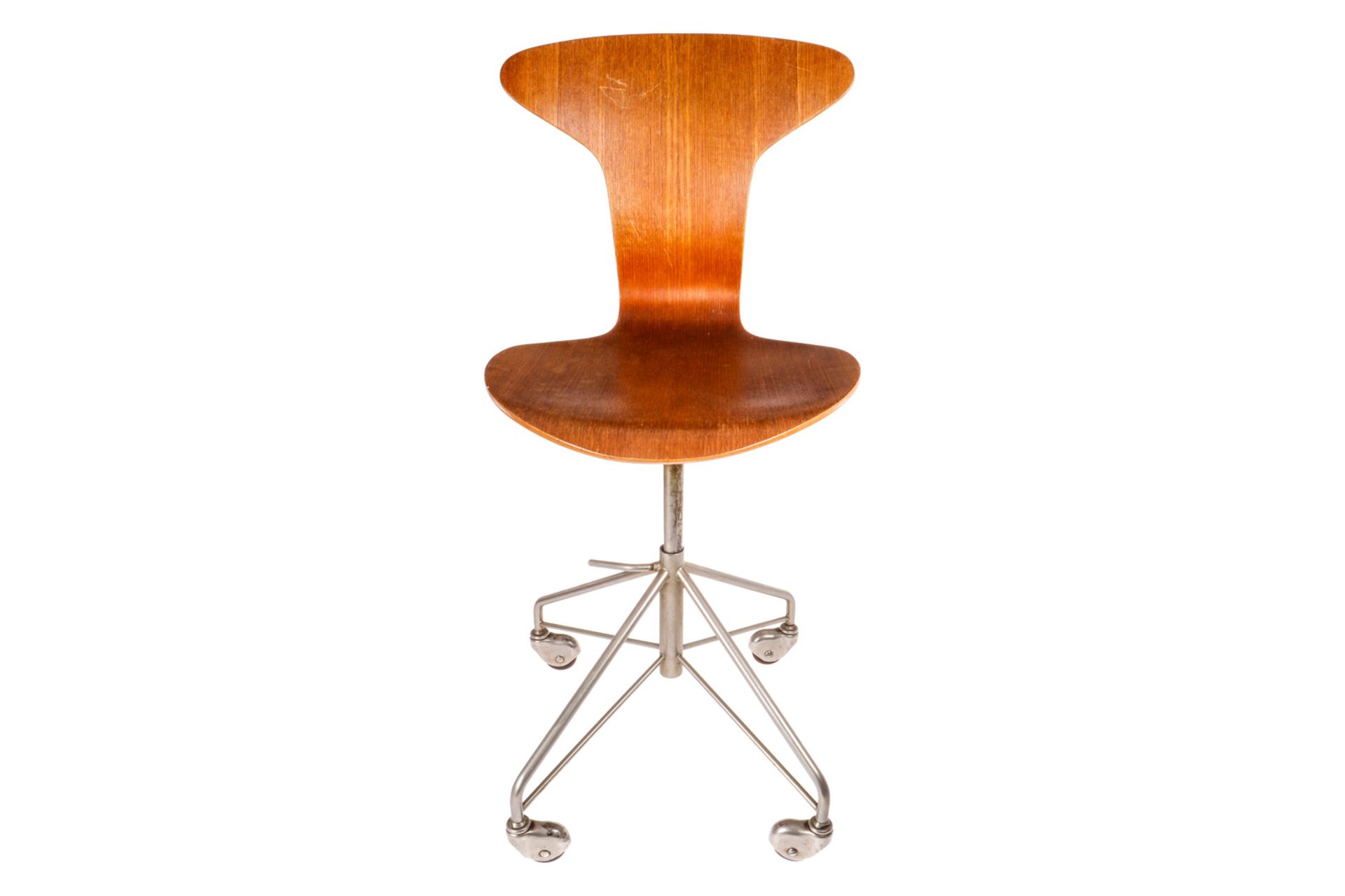 Mosquito Drehstuhl, Modell 3115, von Arne Jacobsen für Fritz Hansen, 60er Jahre, höhenverstellbar, G