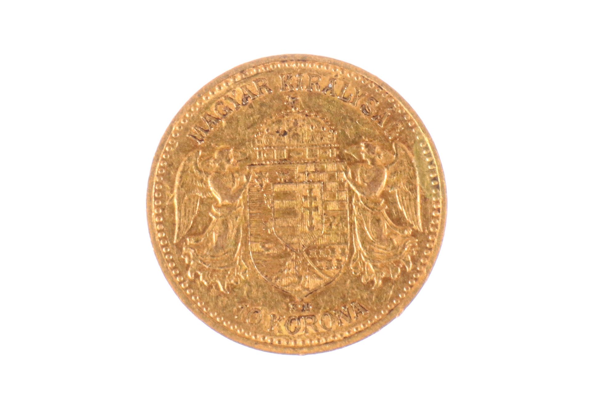 Goldmünze 10 Korona Magyar Kiralysag, 1908, Ferencz Jozsef 1.K.A.