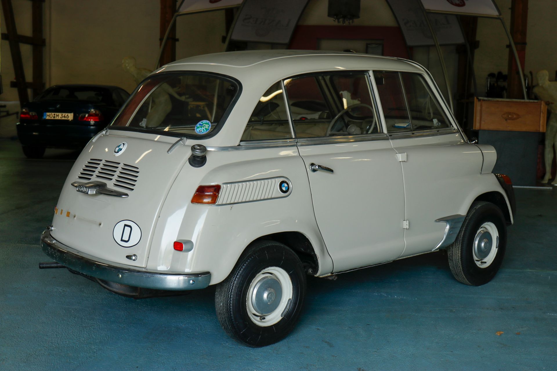 Oldtimer Kleinwagen BMW Isetta 600 145001 PS 19,5 / 4500, 2 Zylinder Boxer / Zenith Vergaser ccm 582 - Bild 5 aus 24