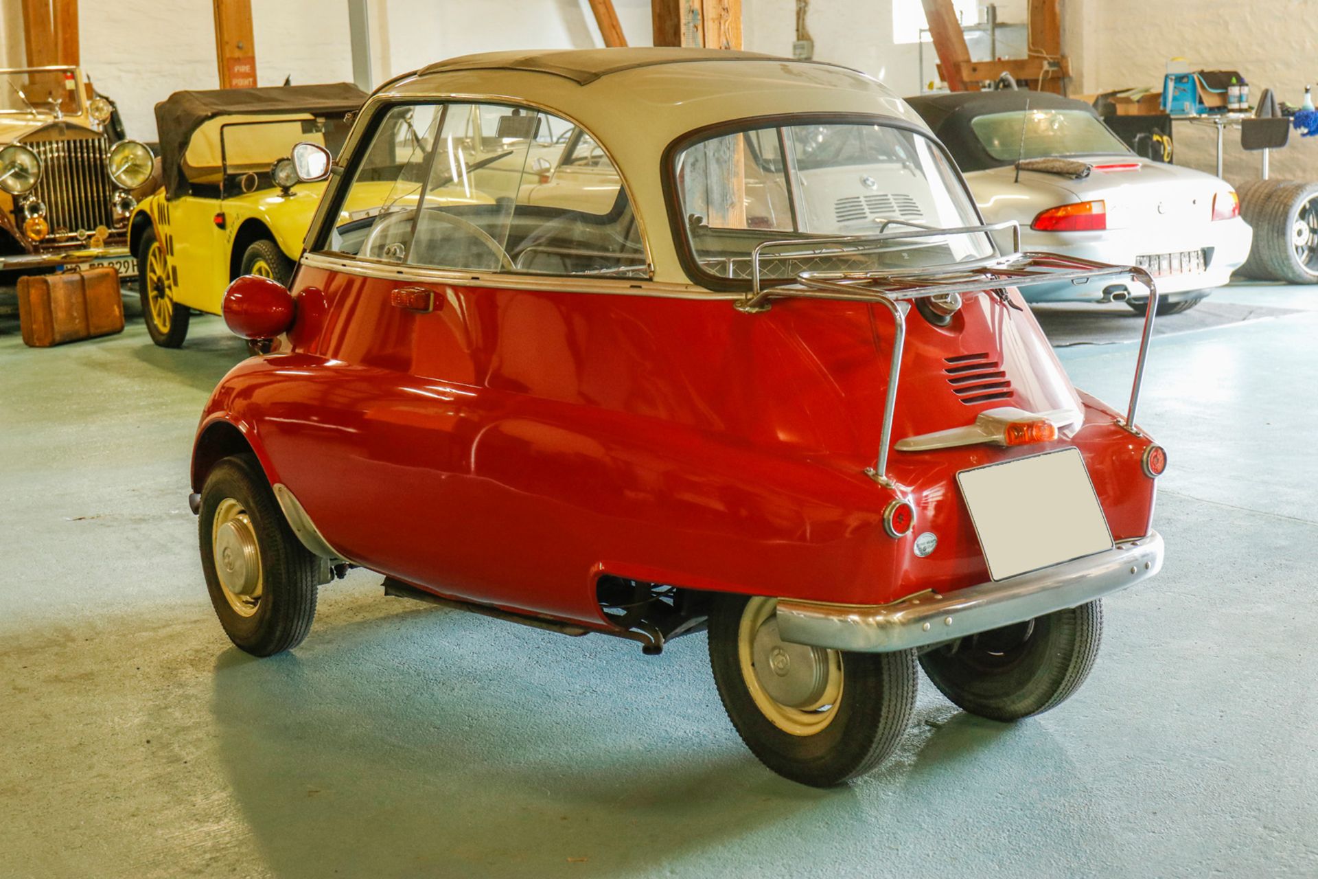 Oldtimer Kleinwagen BMW Isetta 250 464388 PS 12 / 5800, ccm 245, 2 Sitzplätze, 01.07.1960, Faltdach, - Bild 12 aus 21