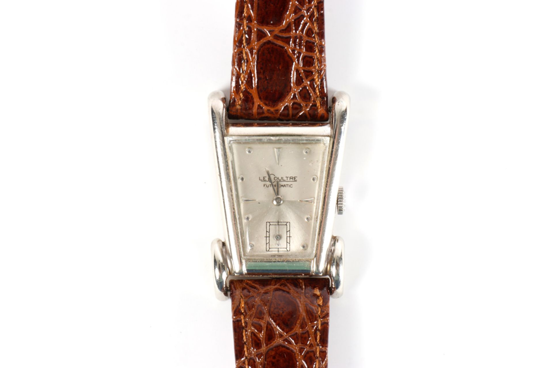 Alte Le Coultre Armbanduhr Futurematic, um 1940, Handaufzug intakt, mit kleiner Sekunde, 10 K.