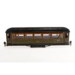 Märklin Personenwagen 1886, S 1, CL, mit 4 AT, ohne Drehgestelle, NV, L 33,5, Z 4