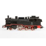 Märklin 1-C Tenderlok "74 1070" 3095, S H0, schwarz, LS, Alterungs- und Gebrauchsspuren, im leicht