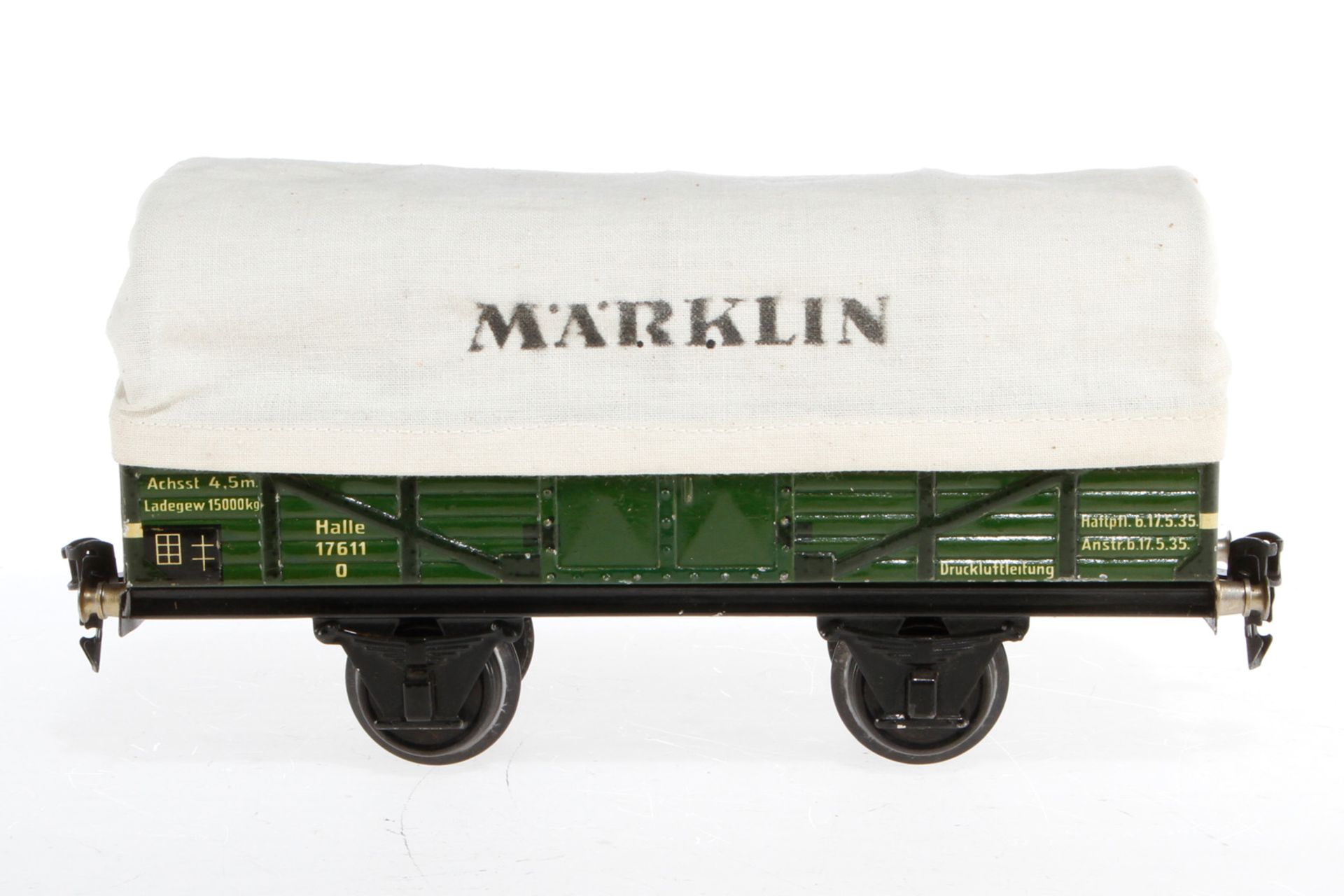 Märklin Ladewagen 1763, S 1, CL, LS und gealterter Lack, Länge 24, sonst noch Z 2