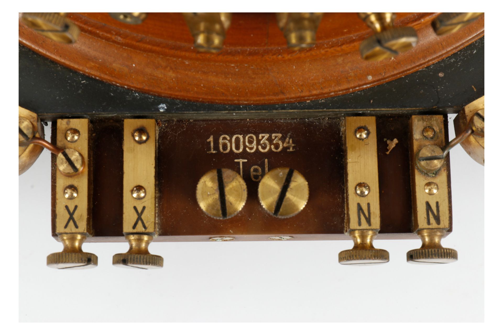 Universalgalvanometer „Siemens“ um 1900, Material Messing/Holz/Schiefer, Ebonit - Bild 3 aus 6