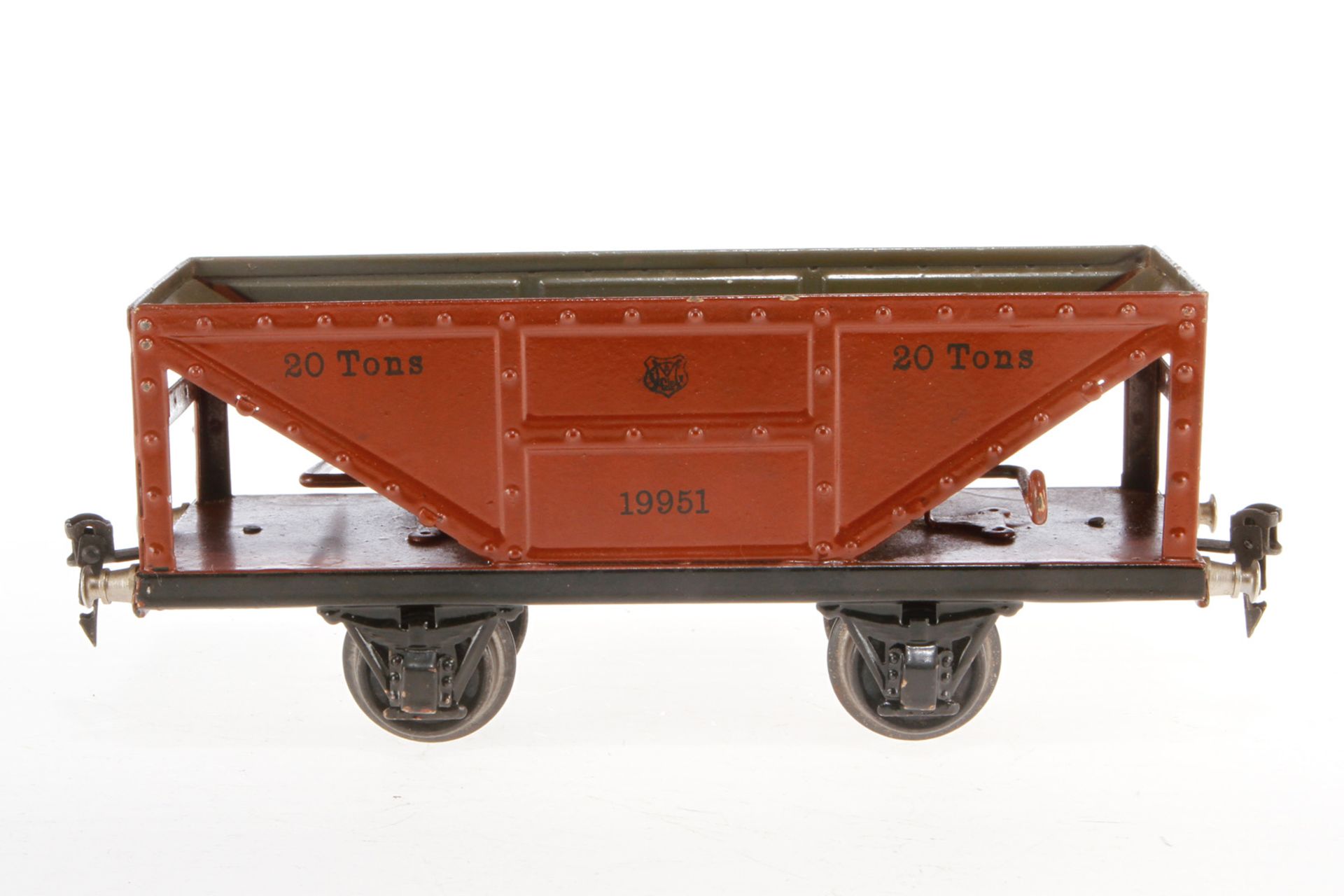 Märklin Selbstentladewagen 1995, S 1, HL, LS und gealterter Lack, L 24, Z 3