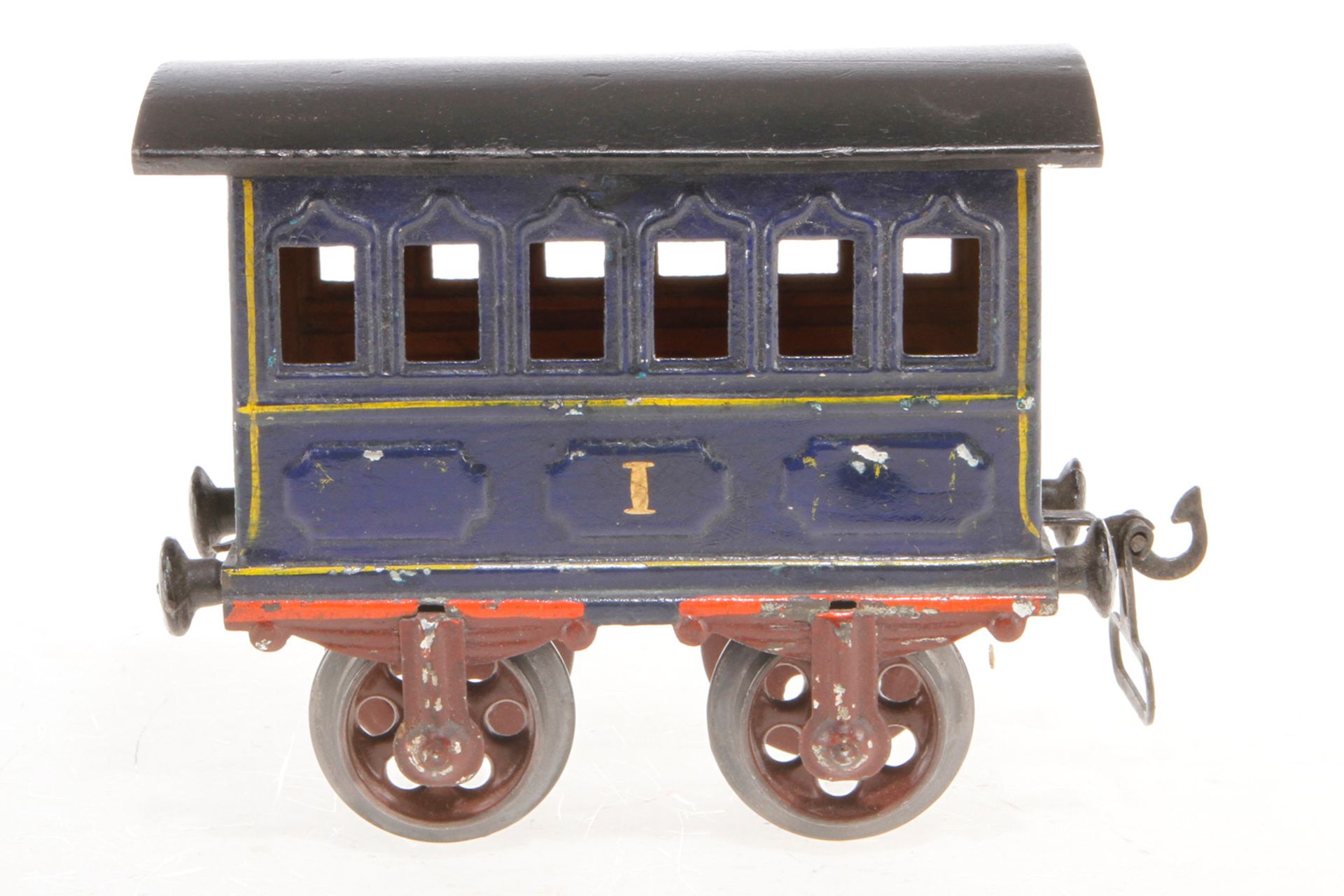 Märklin Personenwagen, S 1, uralt, blau, HL, L 12, Z 4