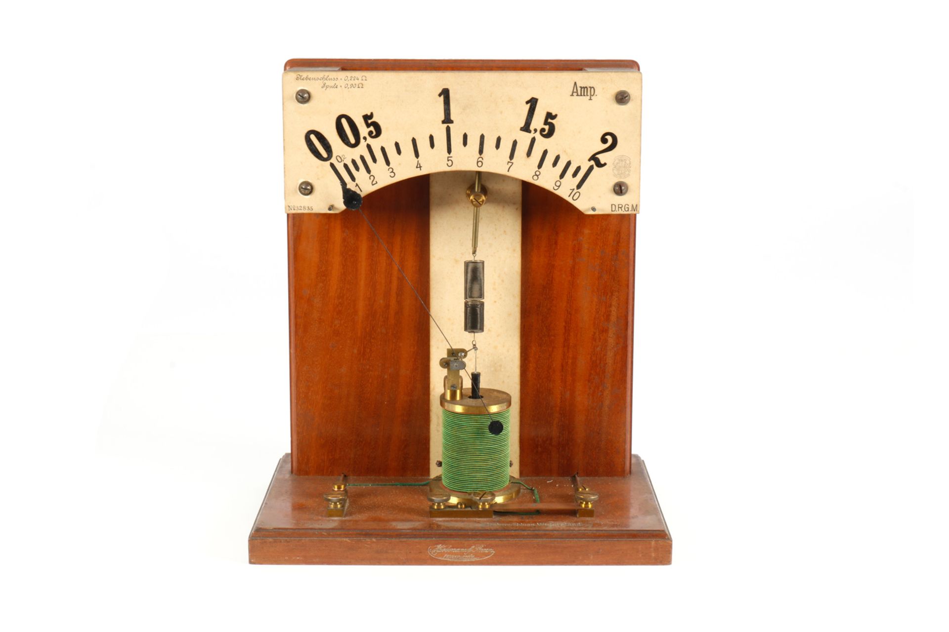 Drei physikalische Messgeräte, Amperemeter, Voltmeter