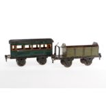 2 Märklin Wagen, S 1, HL und CL, Z 3