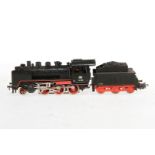 Märklin 1-C Schlepptenderlok "24 058" 3003, S H0, schwarz, LS, Alterungs- und Gebrauchsspuren, im