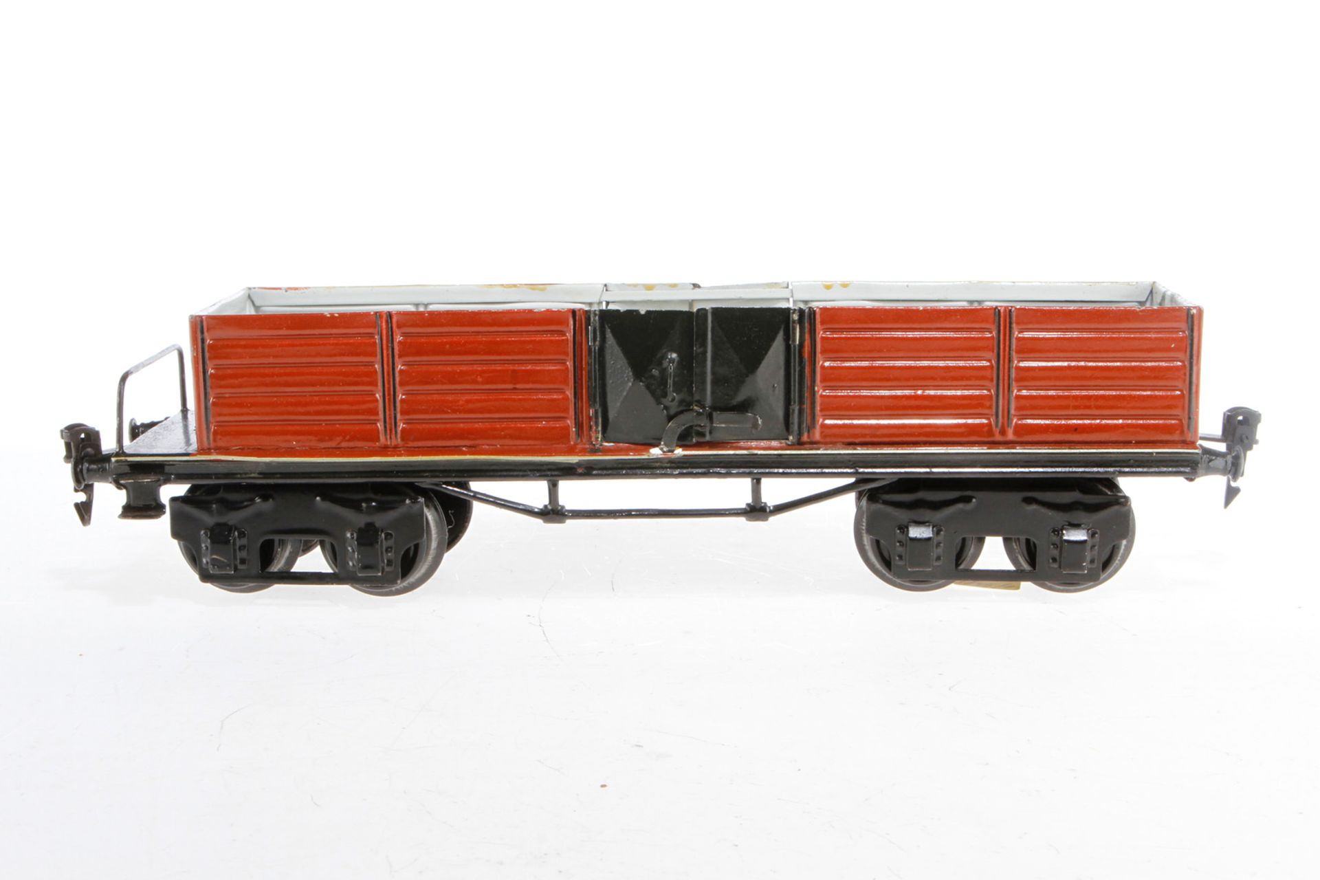 Märklin offener Güterwagen 1951, S 1, HL, mit 2x 2 LTH, LS und gealterter Lack, L 31,5, Z 2-3