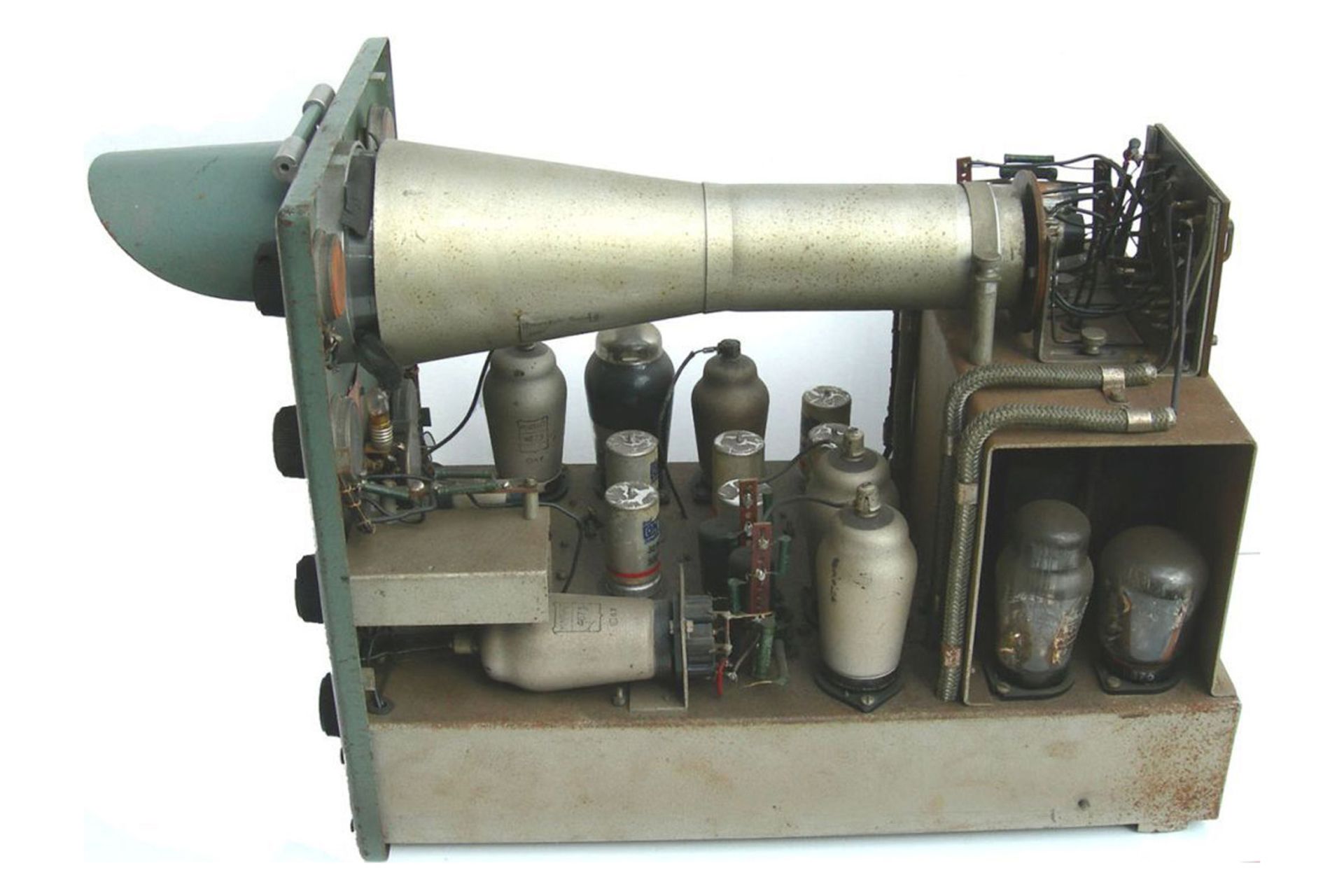 Philips Oszillograph Type M6-470B, 1936, selten, Abmessung 43x25x32,5cm, ca. 10 kg - Bild 10 aus 15