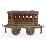 Märklin Personenwagen 1861, S 1, uralt, HL, LS, L 14,5, Z 3