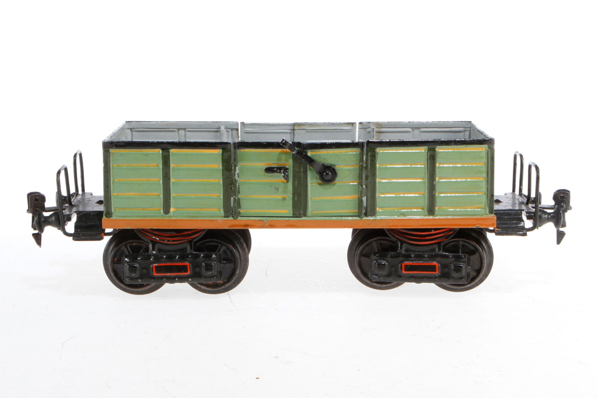 Märklin offener Güterwagen 1845, S 1, HL, mit 2x 2 DTH, Ausbesserungen im Schwarzbereich, LS und