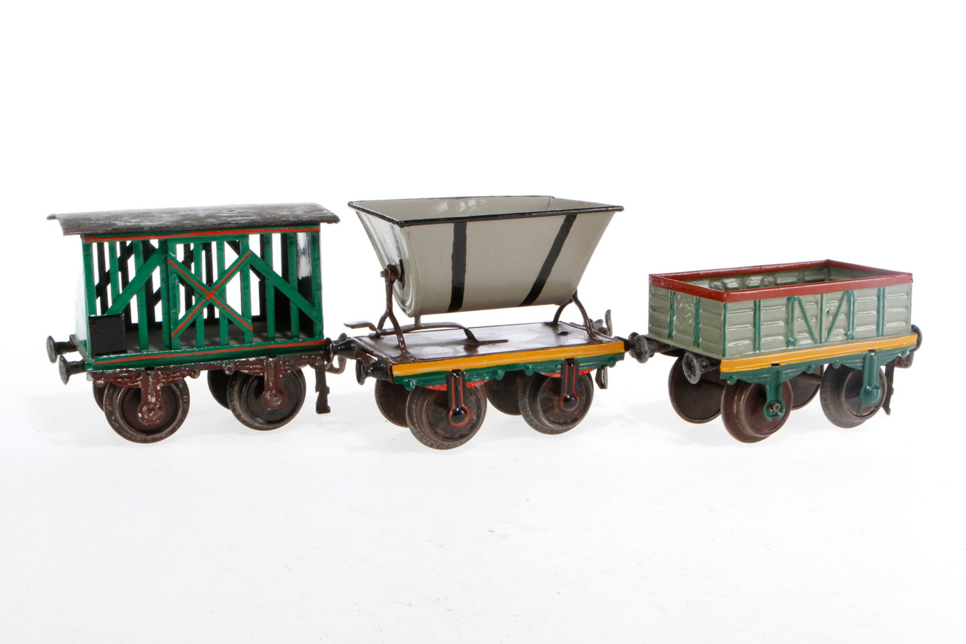 3 Märklin Güterwagen, S 1, ÜL und ergänzt