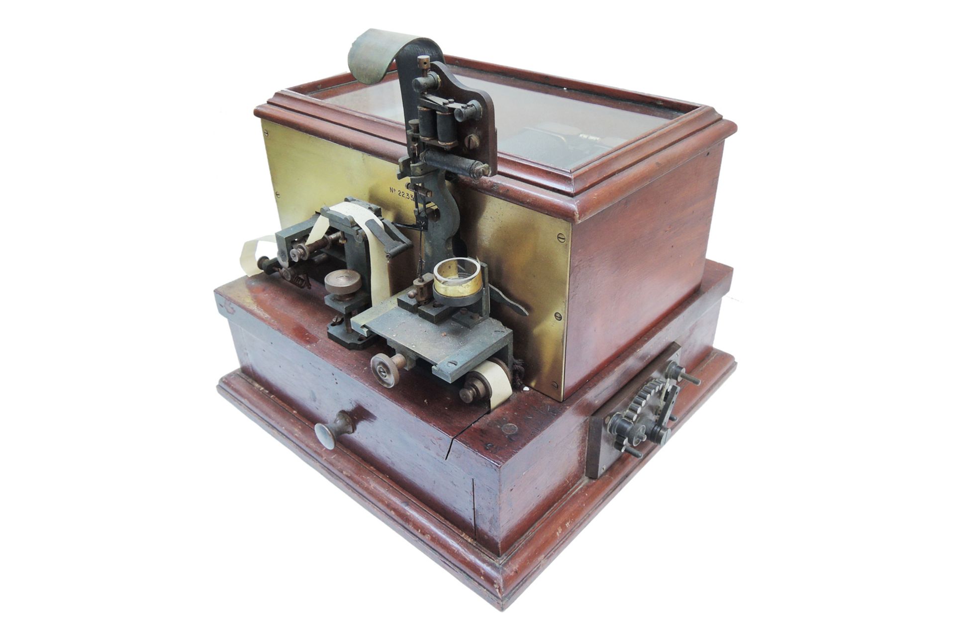 ENGLISH siphon (or siphon ?) recorder by MUIRHEAD numbered 22,332 , circa 1880 The Siphon Recorder - Image 10 of 11