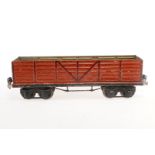 Märklin Kastenwagen 1949, S 1, HL, LS und gealterter Lack, L 31,5, Z 3