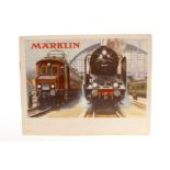 Märklin Katalog D 6, 1929, 80 Seiten, Einband tw besch., Alterungsspuren, Z 2-3